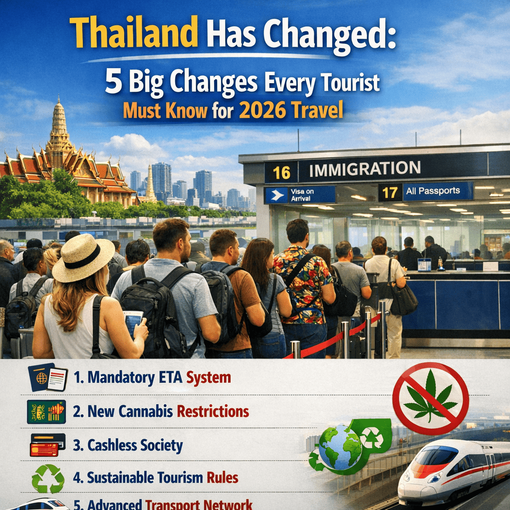 Thailand Has Changed: 5 Big Changes Every Tourist Must Know for 2026 Travel